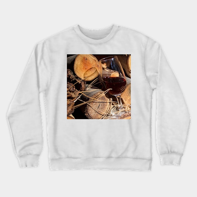 Winter warmer -  Adelaide Hills - Fleurieu Peninsula - by South Australian artist Avril Thomas Crewneck Sweatshirt by MagpieSprings